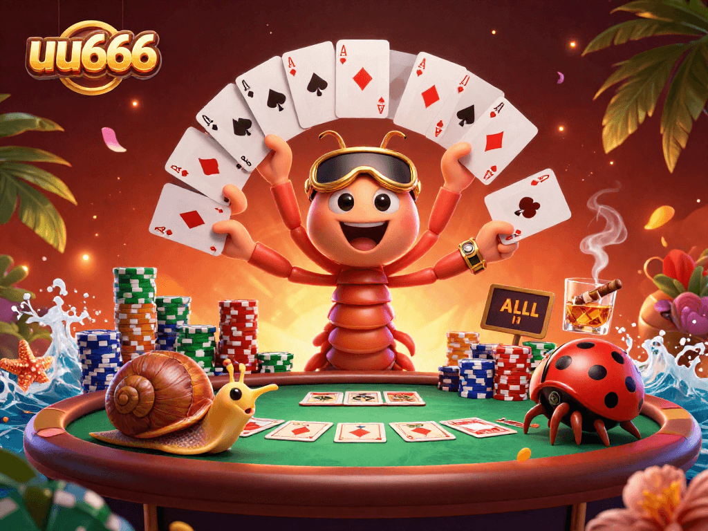 Experience thrilling gaming action at uu666 with our vibrant casino illustration featuring dynamic characters and rich details.