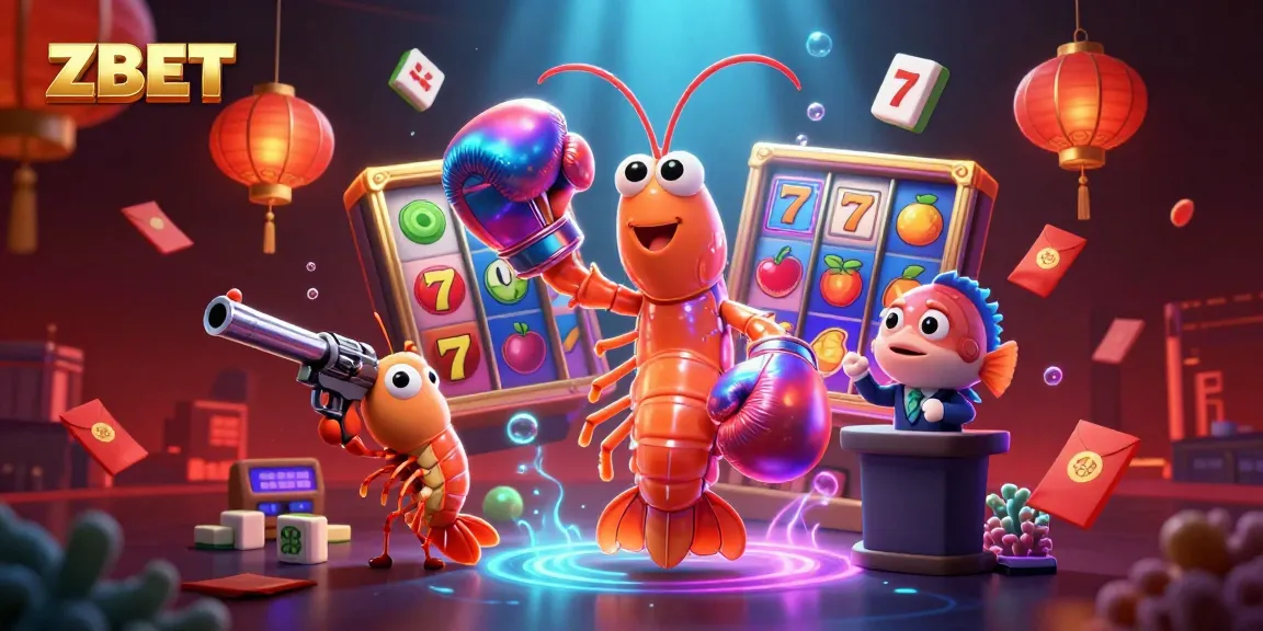 ZBET transforms gambling excitement with animated casino characters in a vibrant, dynamic scene.