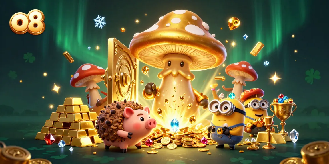 Experience thrilling wins at o8 casino with magical 3D characters and rich treasures gleaming everywhere.