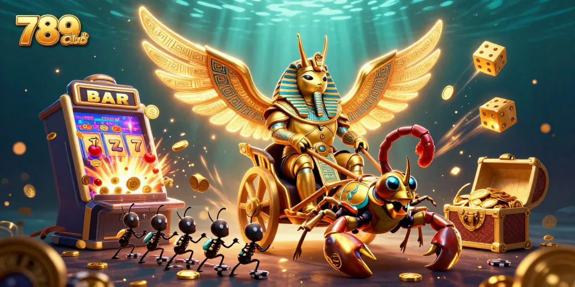Spin the reels at 789Club’s vibrant casino with thrilling jackpot scenes and playful characters.