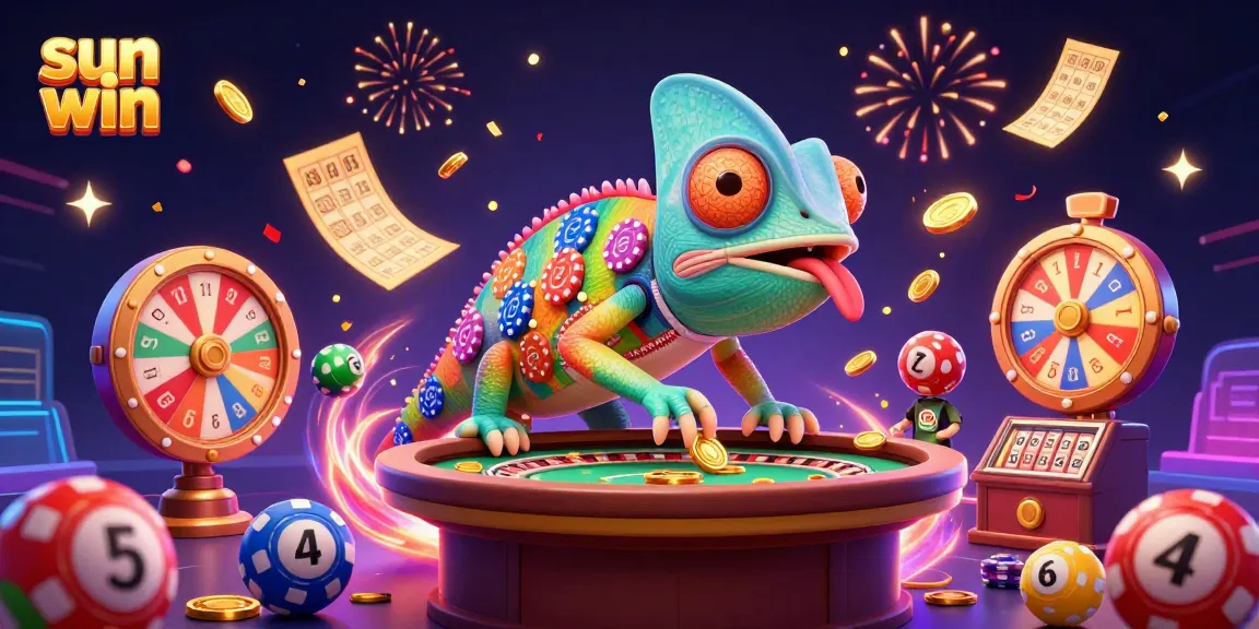 Experience thrilling gameplay at sun win with vibrant chameleon casino and dynamic lottery elements.