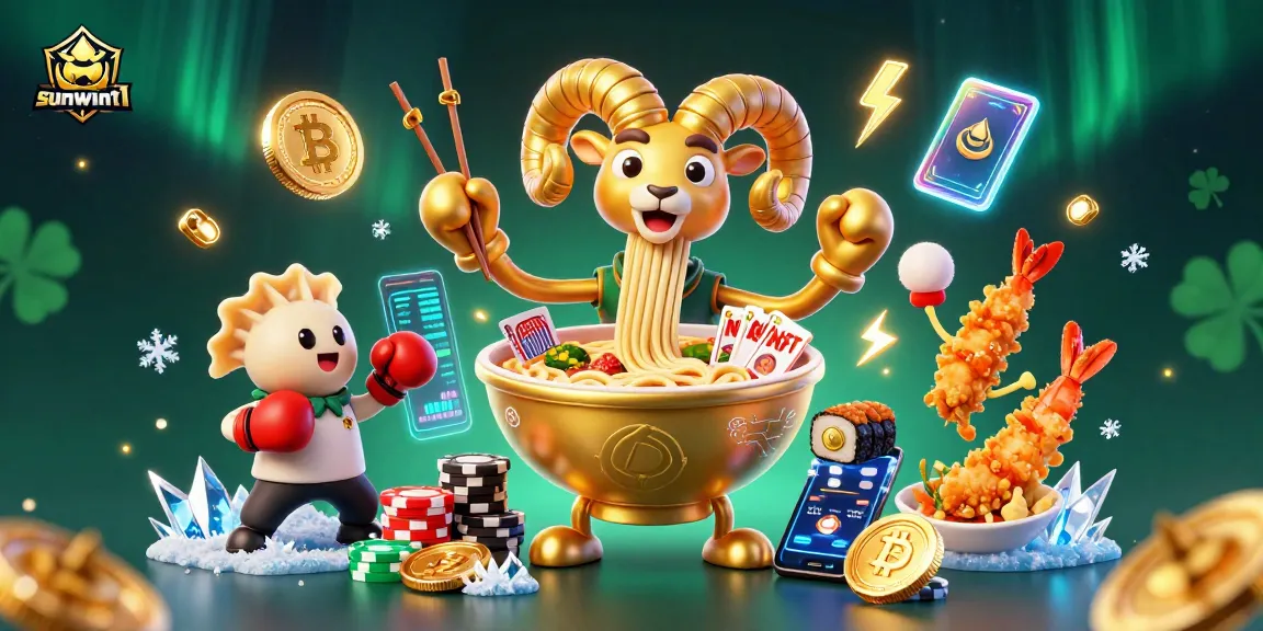 Engage with the vibrant world of sunwint1, featuring a lively casino scene with animated characters.